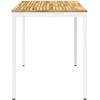 Sodo Baro Stalas Balta 147 x 88,5 x 105 cm