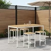 Sodo Baro Stalas Balta 196 x 100,5 x 105 cm