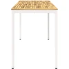 Sodo Baro Stalas Balta 196 x 80,5 x 105 cm