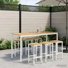 Sodo Baro Stalas Balta 196 x 80,5 x 105 cm