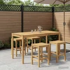 Sodo Baro Stalas Balta 196 x 80,5 x 105 cm