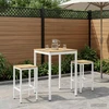 Sodo Baro Stalas NAARDEN Balta 70 x 68,5 x 105 cm