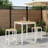 Sodo Baro Stalas NAARDEN Balta 80 x 80,5 x 105 cm