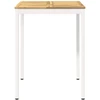 Sodo Baro Stalas NAARDEN Balta apdaila 80 x 80,5 x 105 cm