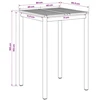 Sodo Baro Stalas Balta 80 x 80,5 x 105 cm