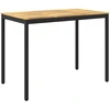 Sodo Baro Stalas NAARDEN Balta ir juoda 141 x 80,5 x 105 cm