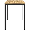 Sodo Baro Stalas NAARDEN Balta ir juoda 141 x 80,5 x 105 cm