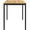 Sodo Baro Stalas Balta ir juoda 147 x 88,5 x 105 cm