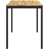 Sodo Baro Stalas NAARDEN Balta ir juoda 147 x 88,5 x 105 cm