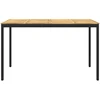 Sodo Baro Stalas NAARDEN Balta ir juoda 180 x 88,5 x 105 cm