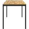 Sodo Baro Stalas Balta ir juoda 196 x 100,5 x 105 cm