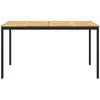 Sodo Baro Stalas Balta ir juoda 196 x 100,5 x 105 cm