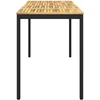 Sodo Baro Stalas Balta ir juoda 196 x 80,5 x 105 cm