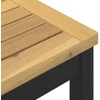 Sodo Baro Stalas Balta ir juoda 60 x 60,5 x 105 cm