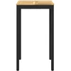 Sodo Baro Stalas NAARDEN Balta ir juoda 60 x 60,5 x 105 cm