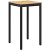 Sodo Baro Stalas NAARDEN Balta ir juoda 60 x 60,5 x 105 cm
