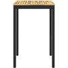 Sodo Baro Stalas NAARDEN Balta ir juoda 70 x 68,5 x 105 cm