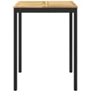 Sodo Baro Stalas Balta ir juoda 80 x 80,5 x 105 cm