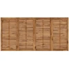 Sodo Baro Stalas NAARDEN Natūrali ir Balta 180 x 88,5 x 105 cm