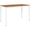 Sodo Baro Stalas NAARDEN Natūrali ir Balta 180 x 88,5 x 105 cm
