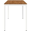 Sodo Baro Stalas NAARDEN Natūrali ir Balta 180 x 88,5 x 105 cm