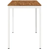 Sodo Baro Stalas Natūrali ir Balta 141 x 80,5 x 105 cm