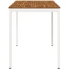 Sodo Baro Stalas Natūrali ir Balta 147 x 88,5 x 105 cm