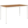 Sodo Baro Stalas Natūrali ir Balta 196 x 100,5 x 105 cm