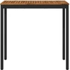 Sodo Baro Stalas NAARDEN Natūrali ir juoda 108,5 x 55 x 105 cm