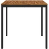 Sodo Baro Stalas Natūrali ir juoda 110 x 108,5 x 105 cm