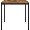 Sodo Baro Stalas NAARDEN Natūrali ir juoda 110 x 108,5 x 105 cm