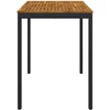 Sodo Baro Stalas Natūrali ir juoda 141 x 80,5 x 105 cm