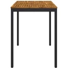 Sodo Baro Stalas Natūrali ir juoda 141 x 80,5 x 105 cm