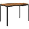 Sodo Baro Stalas Natūrali ir juoda 147 x 88,5 x 105 cm