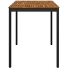 Sodo Baro Stalas Natūrali ir juoda 147 x 88,5 x 105 cm
