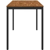 Sodo Baro Stalas Natūrali ir juoda 180 x 88,5 x 105 cm