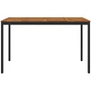 Sodo Baro Stalas Natūrali ir juoda 180 x 88,5 x 105 cm