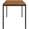 Sodo Baro Stalas Natūrali ir juoda 196 x 100,5 x 105 cm