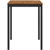Sodo Baro Stalas Natūrali ir juoda 80 x 80,5 x 105 cm