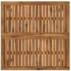 Sodo Baro Stalas Natūrali ir juoda 80 x 80,5 x 105 cm