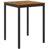 Sodo Baro Stalas Natūrali ir juoda 80 x 80,5 x 105 cm