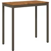Sodo Baro Stalas NAARDEN Natūralus ir kava 108,5 x 55 x 105 cm