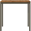 Sodo Baro Stalas NAARDEN Natūralus ir kava 108,5 x 55 x 105 cm