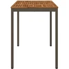 Sodo Baro Stalas Natūralus ir kava 141 x 80,5 x 105 cm