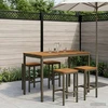 Sodo Baro Stalas Natūralus ir kava 141 x 80,5 x 105 cm