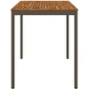 Sodo Baro Stalas NAARDEN Natūralus ir kava 147 x 88,5 x 105 cm