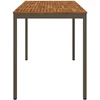 Sodo Baro Stalas Natūralus ir kava 180 x 88,5 x 105 cm