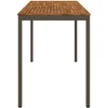 Sodo Baro Stalas Natūralus ir kava 196 x 80,5 x 105 cm