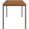 Sodo Baro Stalas Natūralus ir kava 196 x 100,5 x 105 cm