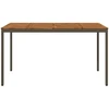 Sodo Baro Stalas Natūralus ir kava 196 x 100,5 x 105 cm